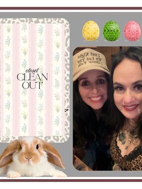 'Closet Clean Out' like this listing to be notified when we are live 🩷🩷